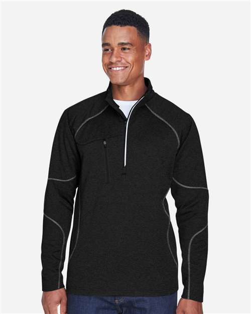 North End Men's Catalyst Performance Fleece Quarter-Zip Pullover