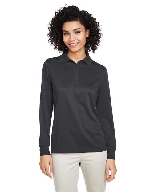 Harriton Women's Advantage Snag Protection Plus IL Long Sleeve Polo