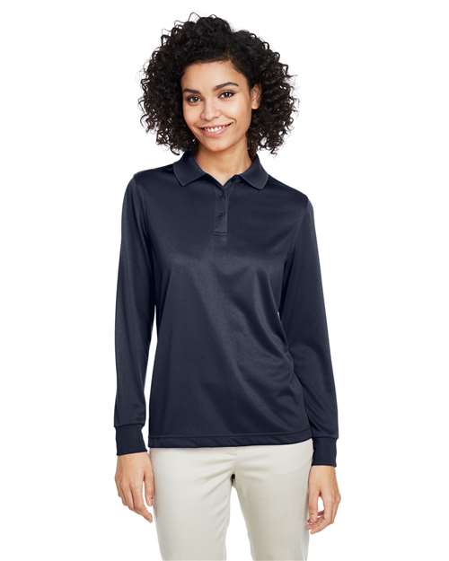 Harriton Women's Advantage Snag Protection Plus IL Long Sleeve Polo