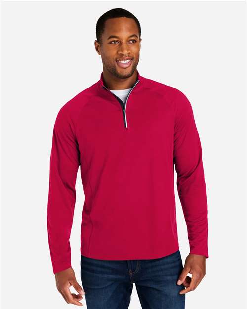 CORE365 Men's Origin Performance Pique Quarter-Zip Pullover