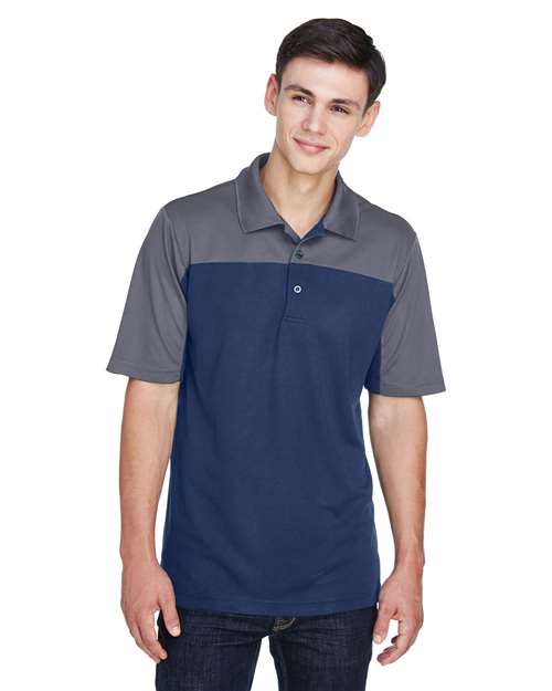 CORE365 Men's Balance Colorblock Performance Piqué Polo