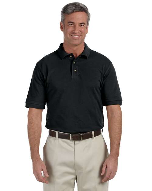 Harriton Men's Tall Cotton Pique Polo