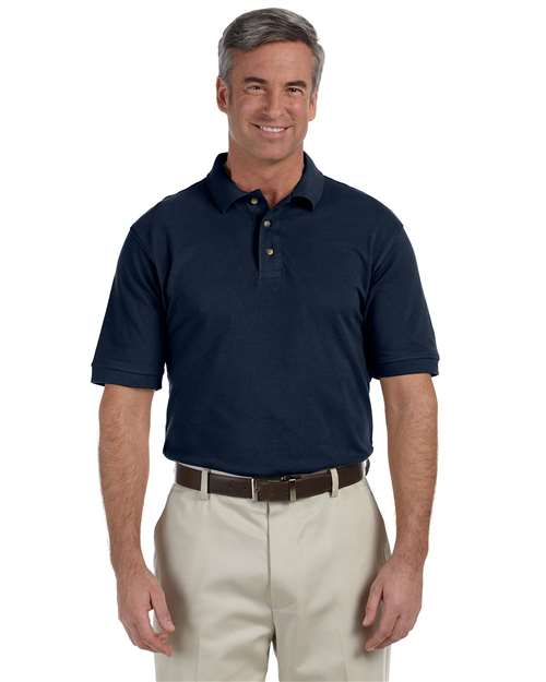 Harriton Men's Tall Cotton Pique Polo
