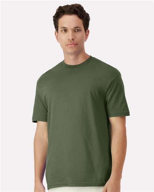 Gildan Unisex Light Cotton T-Shirt - Military Green