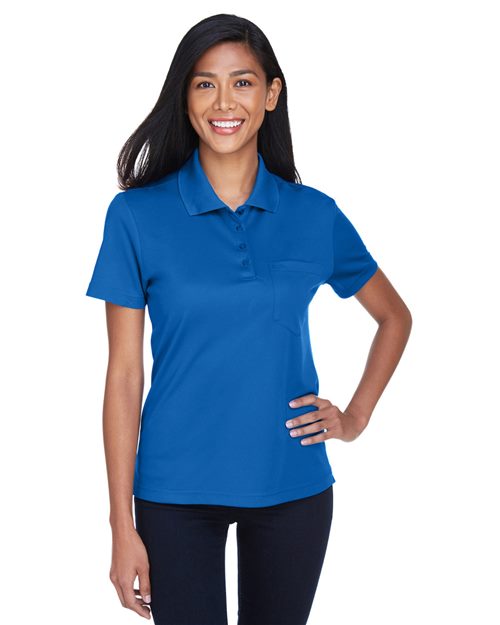 CORE365 Women's Origin Performance Piqué Polo with Pocket