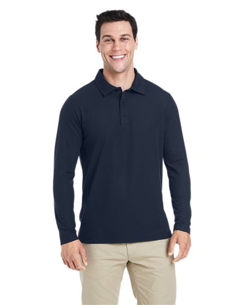 CORE365 Men's Fusion ChromaSoft™ Long Sleeve Pique Polo