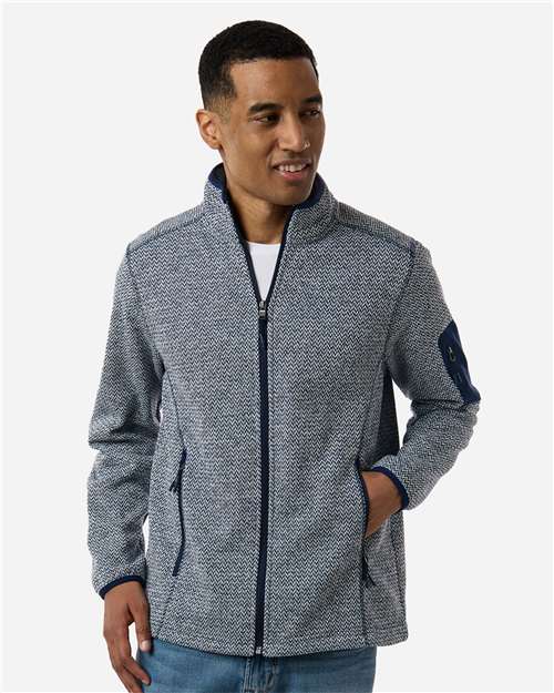 North End Men's Jasper Full-Zip Fleece Jacket