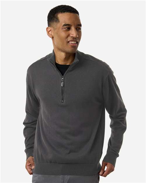 Devon & Jones Men's New Classics Quarter-Zip Sweater