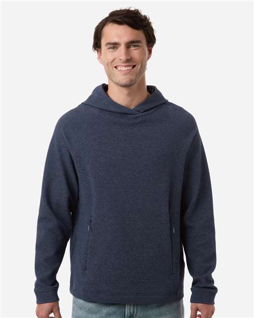 North End Men's Spirit Textured Hooded Pullover