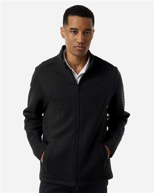 Devon & Jones Men's Berkley Textured Full-Zip Jacket