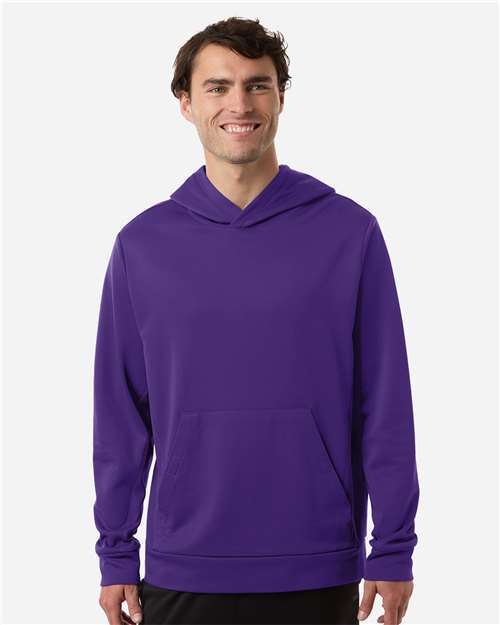 Team 365 Unisex Squad Hooded Tech Fleece Pullover