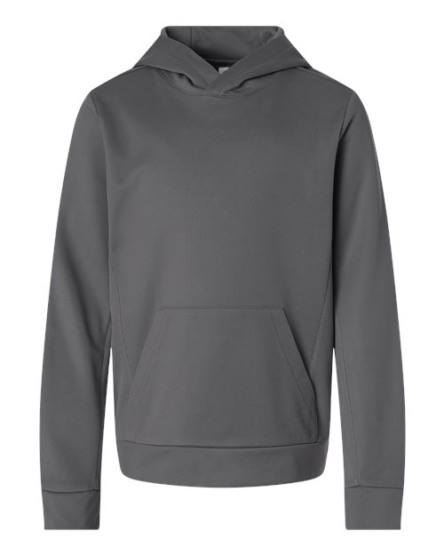 Team 365 Youth Squad Hooded Tech Fleece Pullover