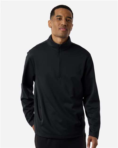 Team 365 Unisex Squad Cadet Quarter-Zip Tech Fleece Pullover