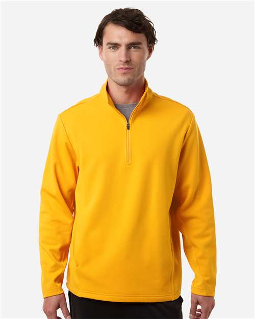 Team 365 Unisex Squad Cadet Quarter-Zip Tech Fleece Pullover