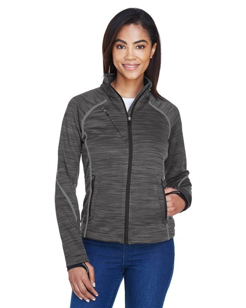 North End Women's Flux Mélange Bonded Fleece Jacket
