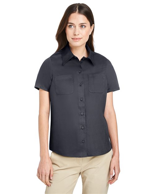 Harriton Women's Advantage IL Short Sleeve Dress Shirt