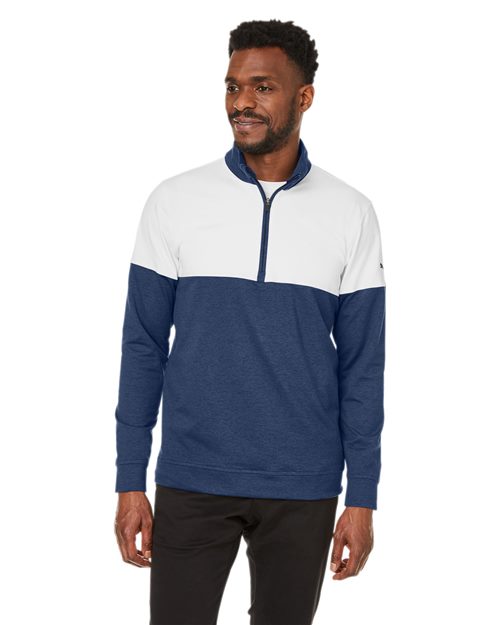 Puma Golf Men's Cloudspun Warm Up Quarter-Zip Pullover