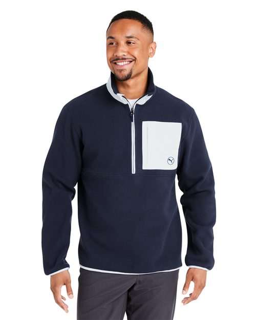 Puma Golf Men's Fleece Quarter-Zip Pullover