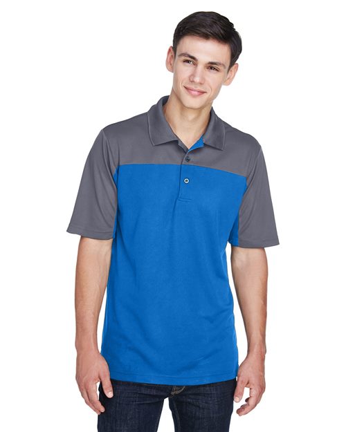 CORE365 Men's Balance Colorblock Performance Piqué Polo