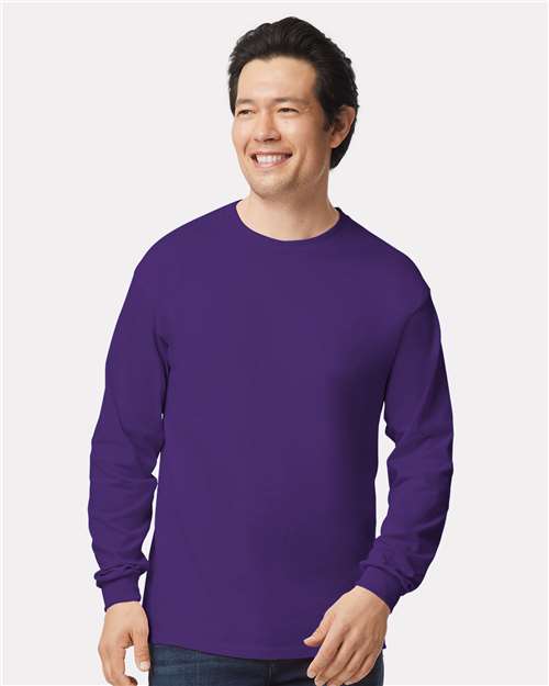 Gildan Unisex Ultra Cotton® Long Sleeve T-Shirt - Purple