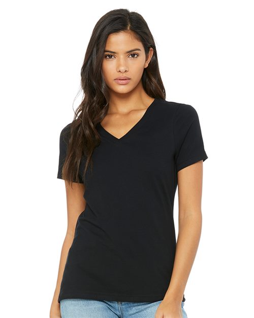 BELLA + CANVAS Women’s Relaxed Jersey V-Neck Tee