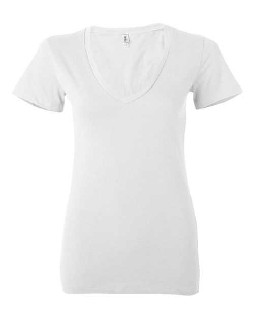 BELLA + CANVAS Women’s Jersey Deep V-Neck Tee