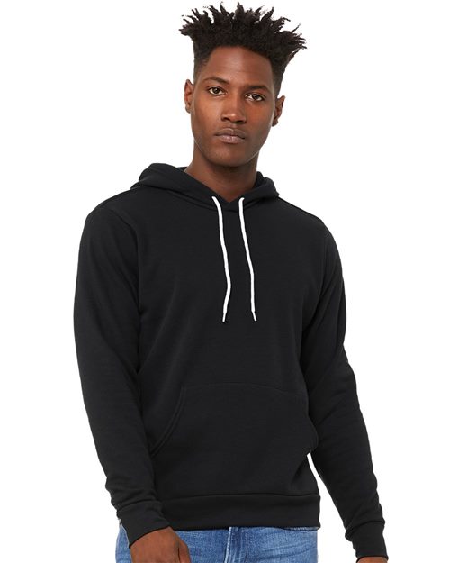 BELLA + CANVAS Unisex Sponge Fleece Hoodie Sweatshirt - Ash