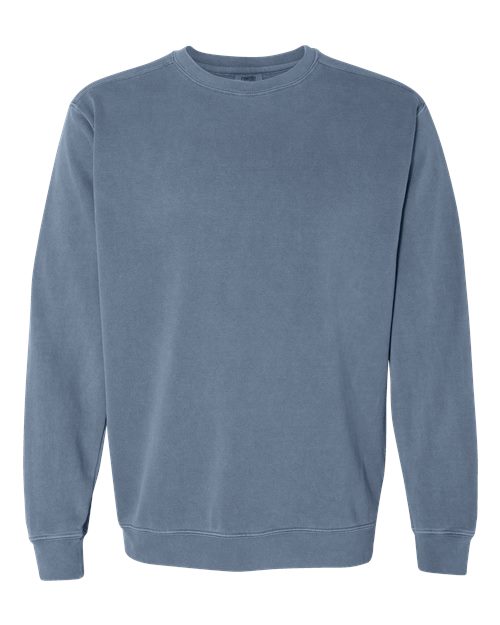 Comfort Colors Unisex Garment-Dyed Crewneck Sweatshirt - Blue Jean