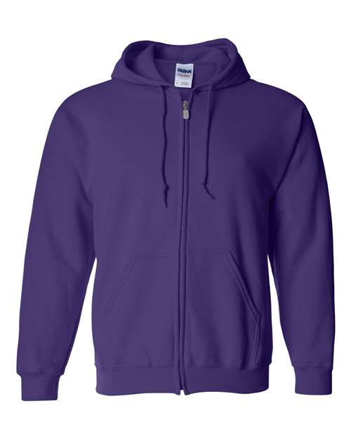Gildan Unisex Heavy Blend™ Full-Zip Hooded Sweatshirt - Purple