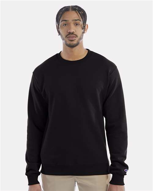 Champion Unisex Powerblend® Crewneck Sweatshirt - Black