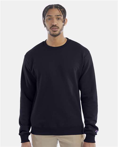 Champion Unisex Powerblend® Crewneck Sweatshirt - Black