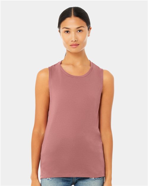 BELLA + CANVAS Women's Flowy Scoop Muscle Tank