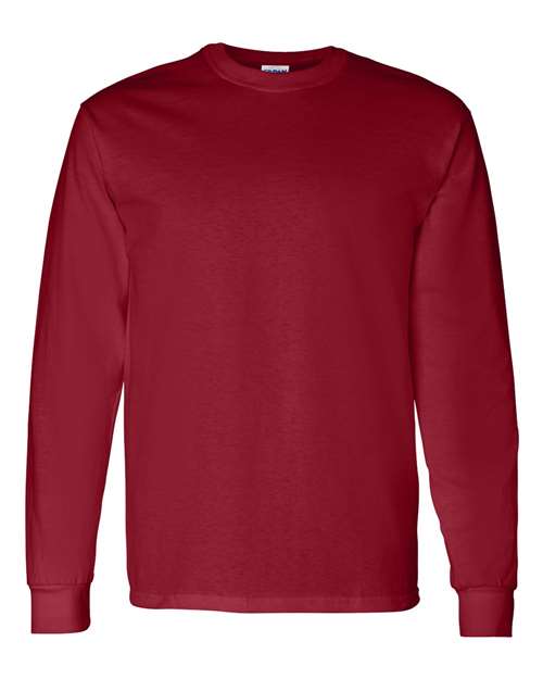 Gildan Unisex Heavy Cotton™ Long Sleeve T-Shirt - Garnet