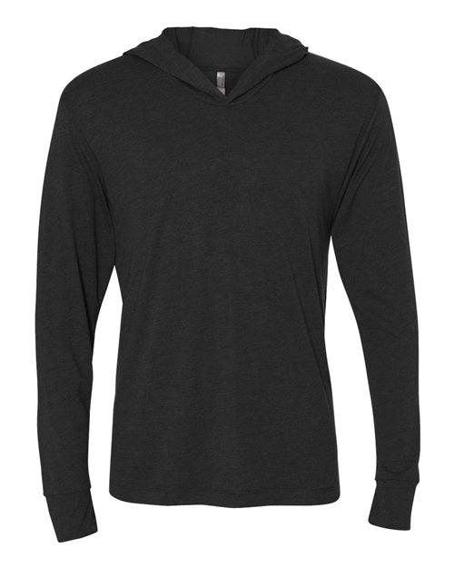 Next Level Unisex Triblend Hooded Long Sleeve Pullover T-Shirt