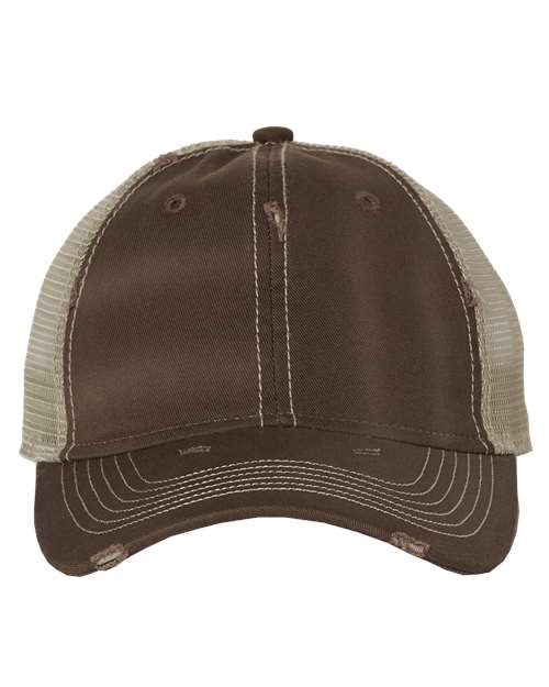 Valucap Bounty Dirty-Washed Mesh-Back Cap