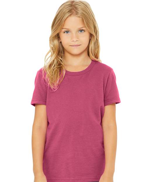 BELLA + CANVAS Youth Jersey Tee - Asphalt
