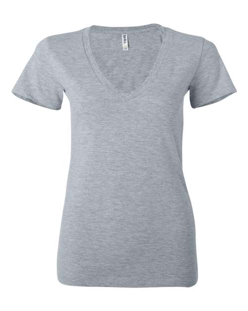 BELLA + CANVAS Women’s Jersey Deep V-Neck Tee