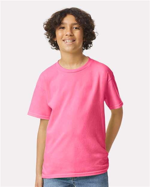 Gildan Youth Ultra Cotton® T-Shirt - Safety Pink