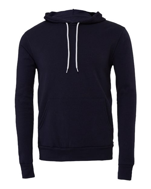 BELLA + CANVAS Unisex Sponge Fleece Hoodie Sweatshirt - Navy