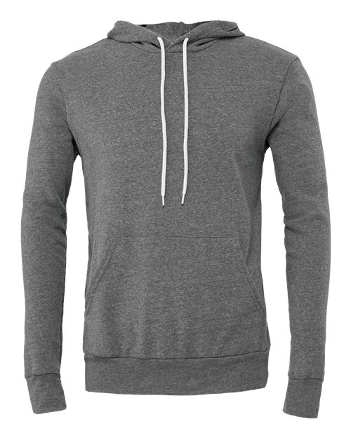 BELLA + CANVAS Unisex Sponge Fleece Hoodie Sweatshirt - Ash