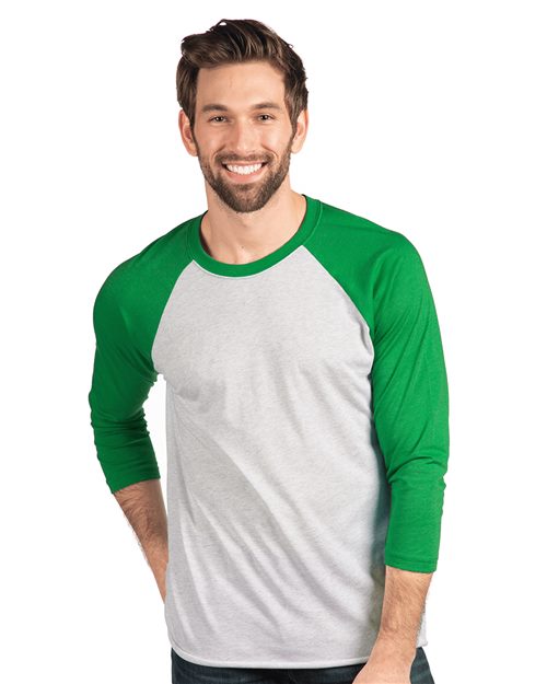 Next Level Unisex Triblend Three-Quarter Raglan T-Shirt