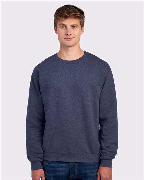 JERZEES Unisex NuBlend® Crewneck Sweatshirt - Vintage Heather Navy