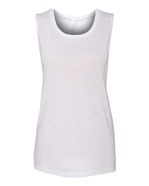 BELLA + CANVAS Women's Flowy Scoop Muscle Tank