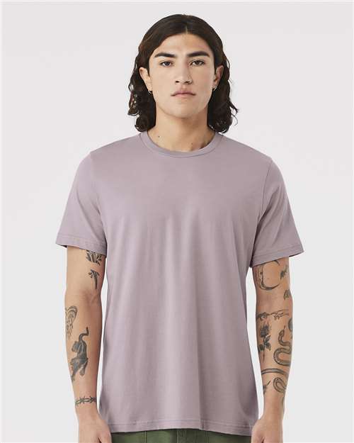 BELLA + CANVAS Jersey Tee - Pink Gravel