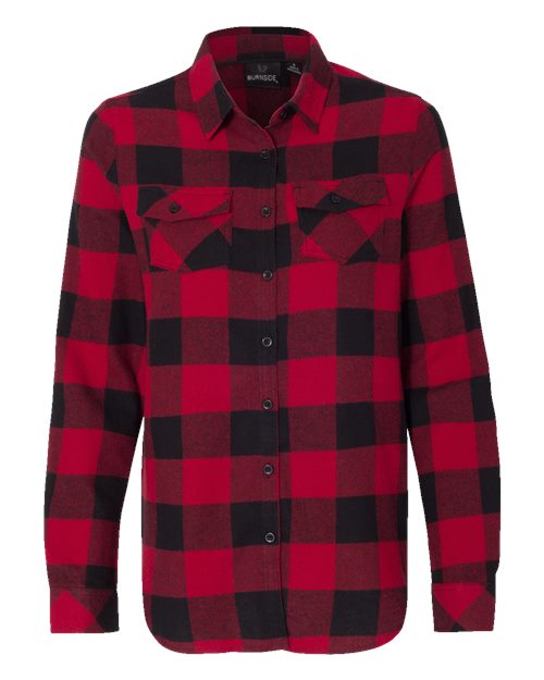 Burnside Women's Yarn-Dyed Flannel Shirt