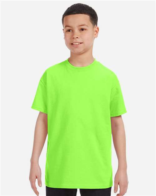 Gildan Youth Heavy Cotton™ T-Shirt - Neon Green