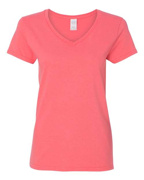 Gildan Women's Heavy Cotton™ V-Neck T-Shirt