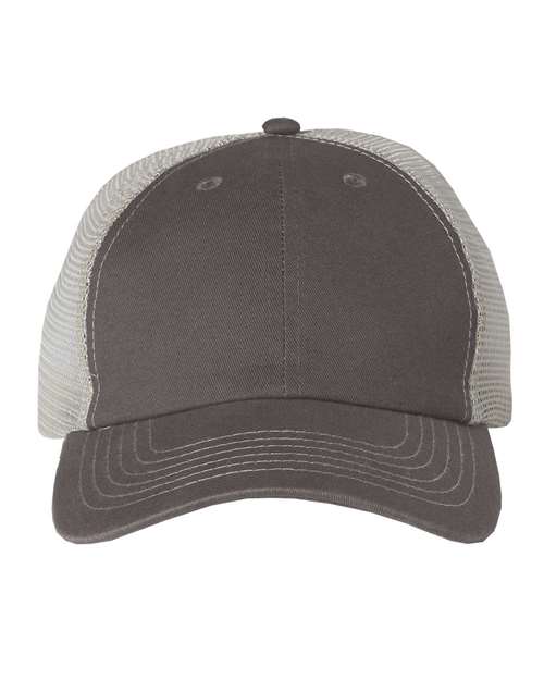 Valucap Contrast-Stitch Mesh-Back Cap