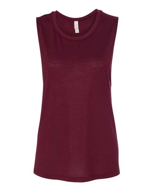 BELLA + CANVAS Women's Flowy Scoop Muscle Tank