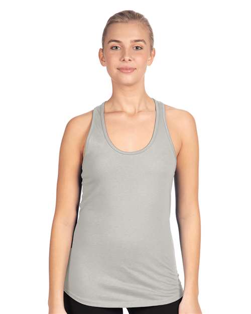Next Level Women's Ideal Racerback Tank - Silver